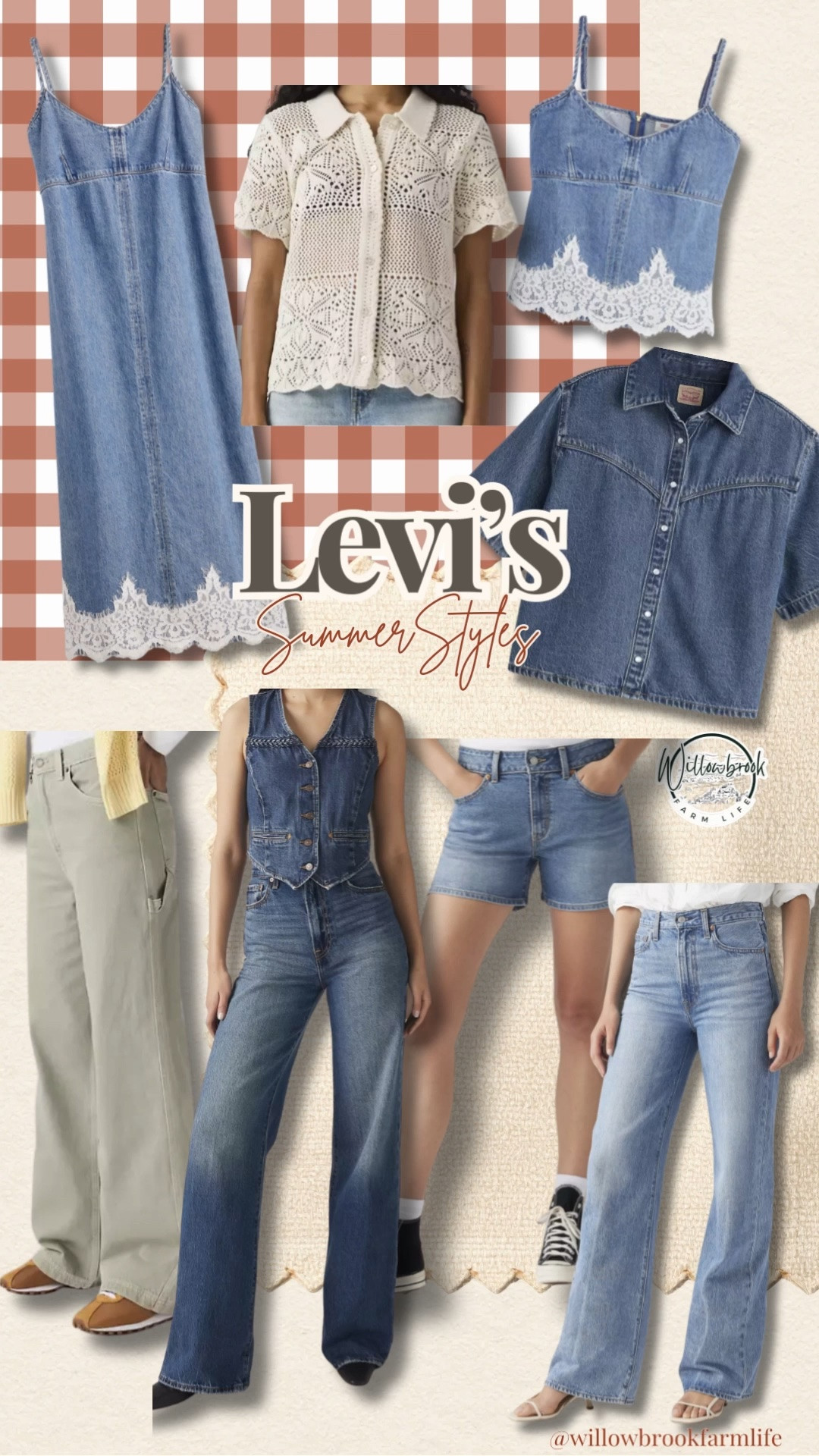 I’m a Levi’s girl! Ribcage denim is my all time favorite! 

Levi’s has so many cute summer outfit pieces- shorts, dresses, tops and the best denim!

#LTKU #LTKSeasonal #LTKootd