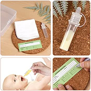 haakaa Colostrum Collector with Storage Case Set, Included 1 pc Reusable Cotton Wipe and Storage ... | Amazon (US)