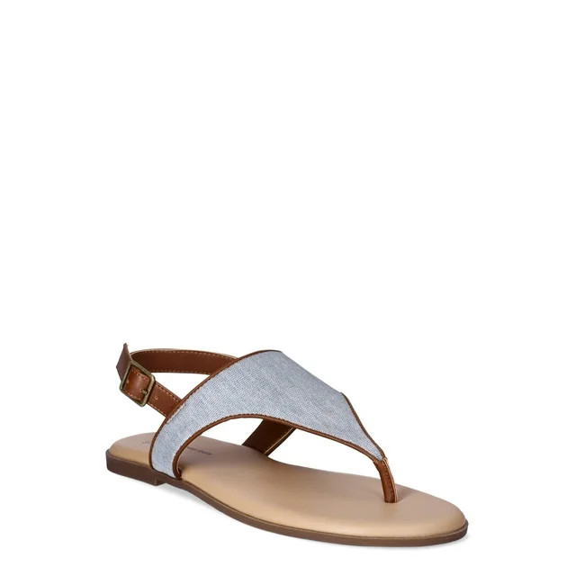 TIME AND TRU WOMEN`S CORE THONG SANDAL - Walmart.com | Walmart (US)