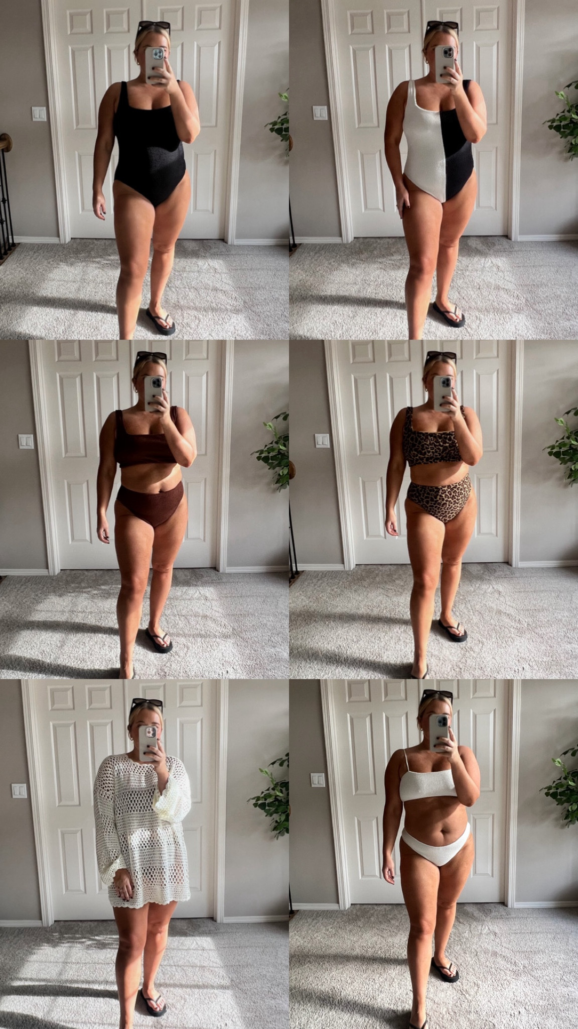 Midsize swimsuits. I’m wearing size XL in the one pieces and bottoms. Size large in all tops. Size large in crochet cover up. 

#LTKswim #LTKmidsize #LTKtravel