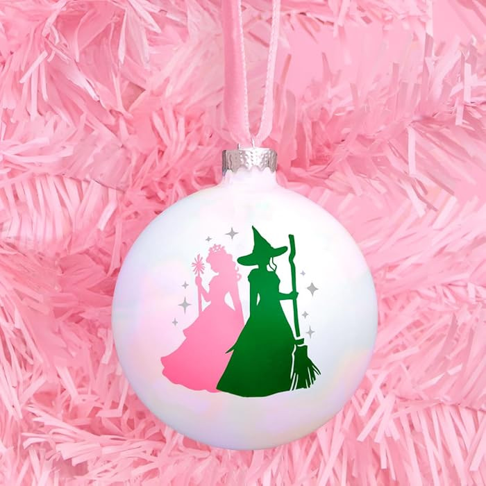 xo, Fetti Pink + Green Ornament - 1 pc | Christmas Tree Decorations, Movie Holiday Party, Cute Gi... | Amazon (US)