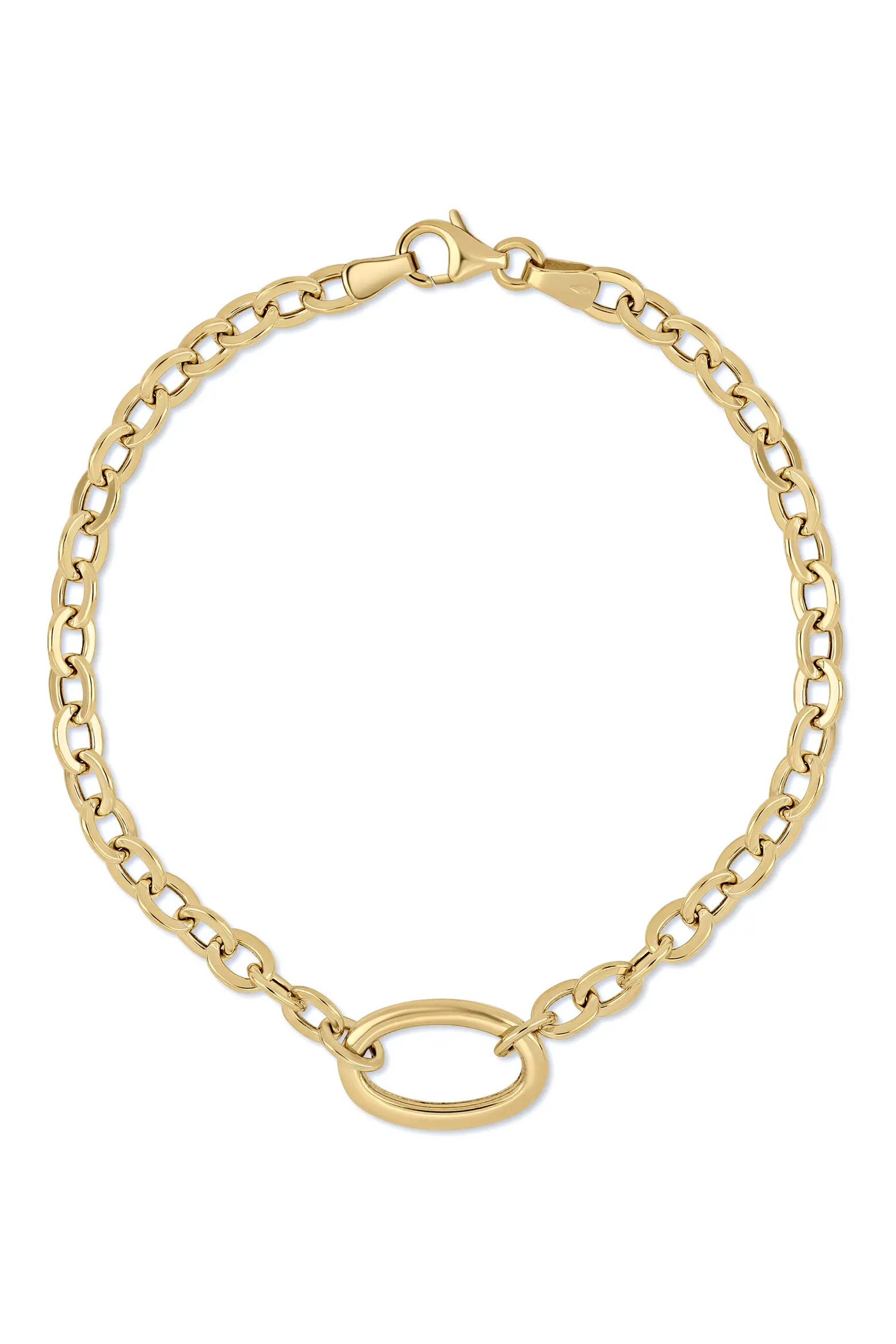 14K Gold Oval Line Bracelet (Women) | Nordstrom | Nordstrom