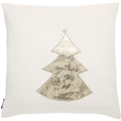 Noel Pillow - Beige - 18" X 18" - Safavieh. | Target