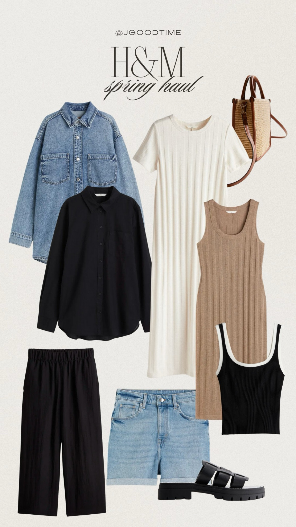 late night haul for spring 🤪 everything is currently 15% off! #hmfinds #neutralstyle 