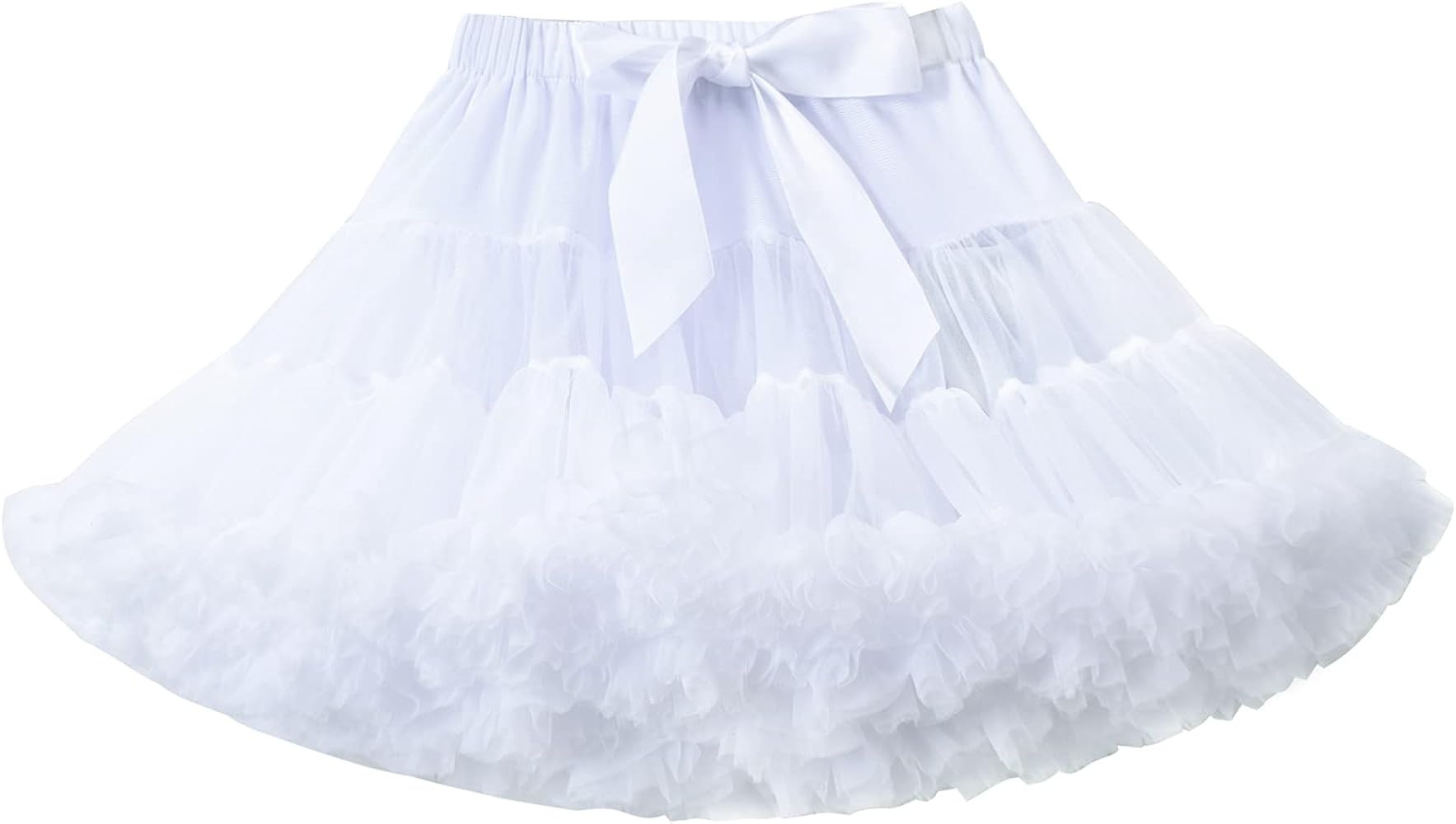 Tutu.kk Baby Girls Tutu Skirt Princess Fluffy Soft Tulle Ballet Birthday Party Pettiskirt (9M-8T) | Amazon (US)