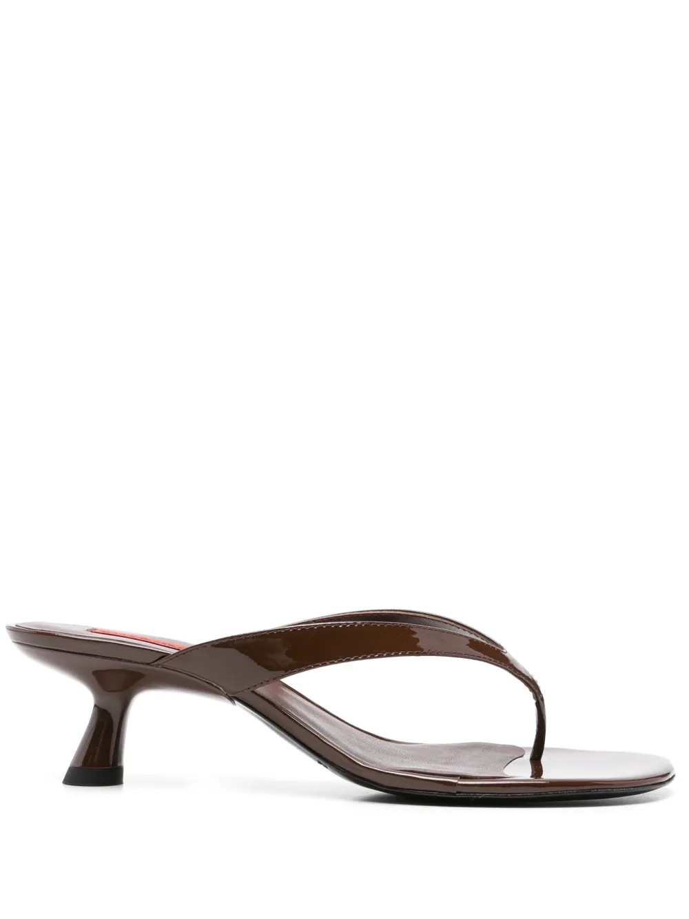 Simon Miller 57mm Beep Thong Sandals | Brown | FARFETCH | Farfetch Global