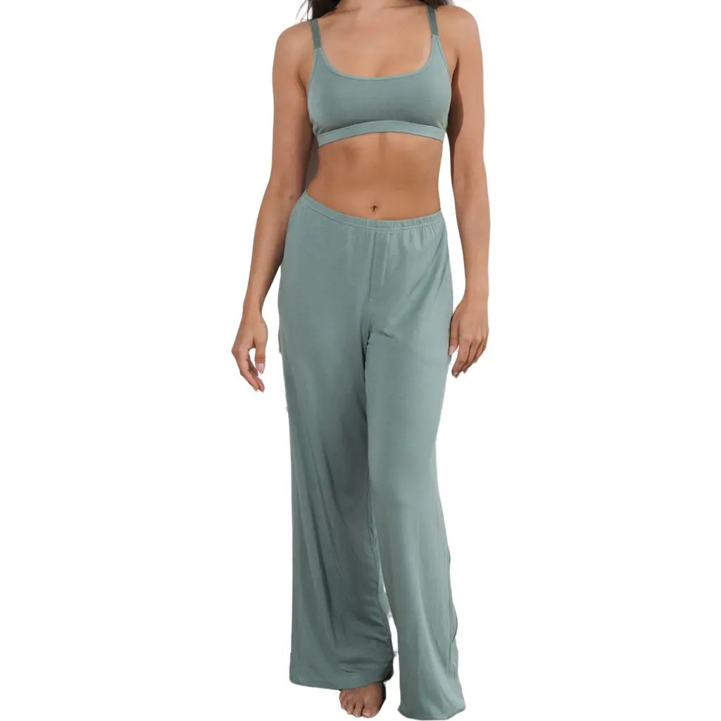 Vitality Vital Wide Leg Pant in Thyme at Nordstrom, Size Medium | Nordstrom