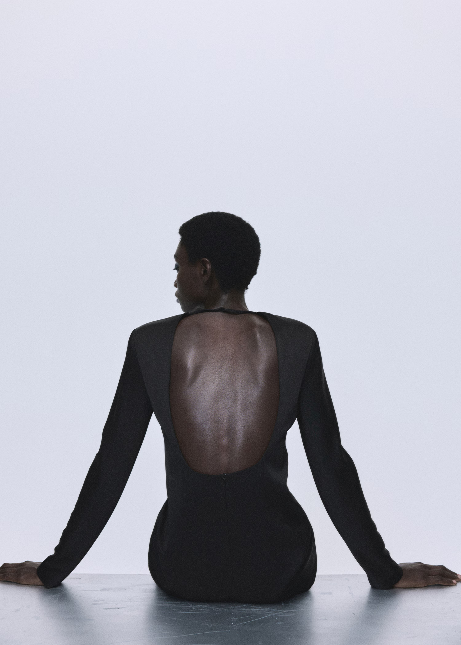 Open-back dress with lace trim hem - Women | MANGO USA | Mango (US/MX/AU)