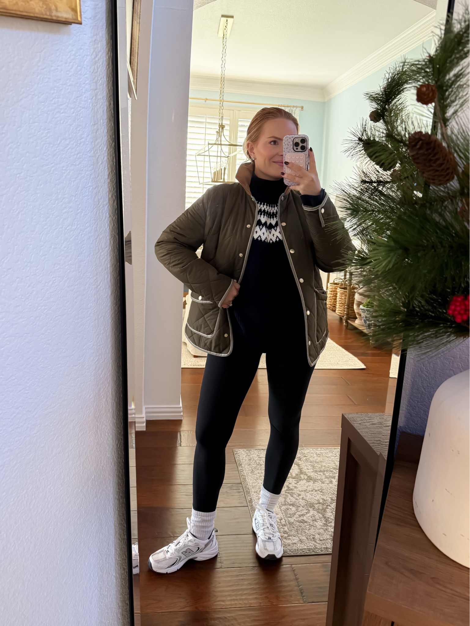 A polished-but-comfy winter outfit for busy mom days 🤍
This look is proof that leggings outfits can still feel pulled together. I layered a quilted jacket over a cozy sweater with sneakers for an easy winter uniform that works for real life.

Perfect for school mornings, errands, and being on the go. Shop the full look on LTK.