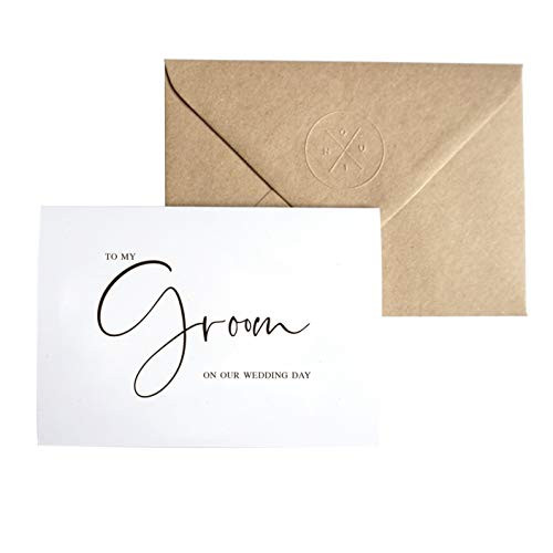 XOandQuin To My Groom On Our Wedding Day (White) | Amazon (US)