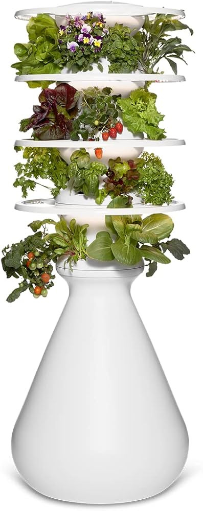 Farmstand Starter Kit with Glow Rings and Seedlings Included | Medium Hydroponic Growing System K... | Amazon (US)