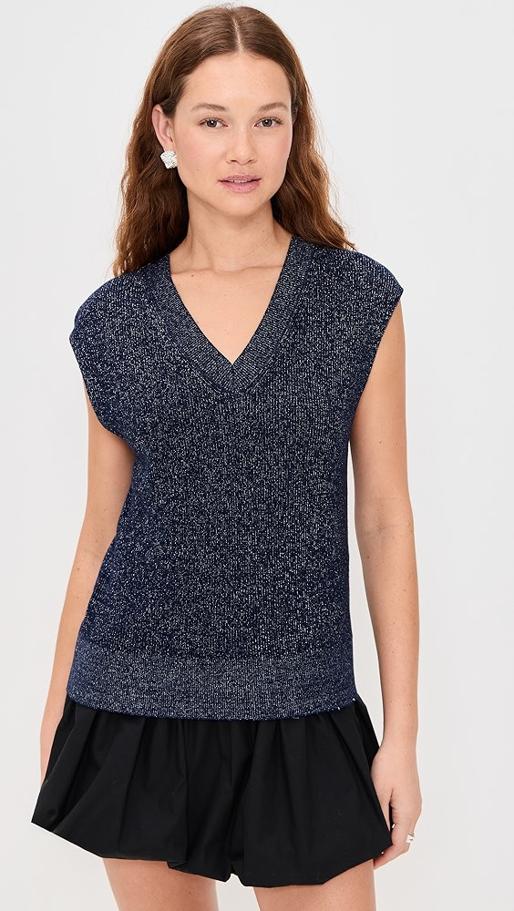 Nova Metallic Sweater Vest | Shopbop
