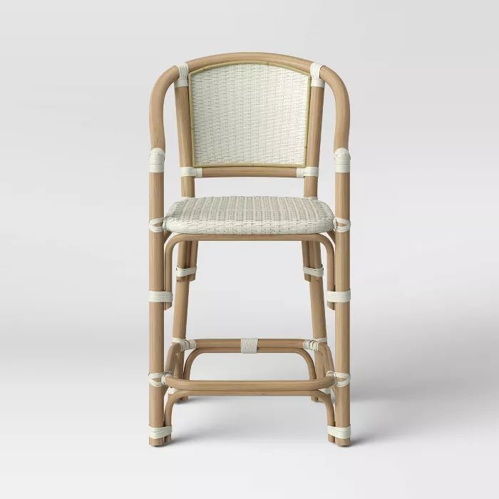 Parksley Rattan and Woven Counter Stool - Threshold™ | Target