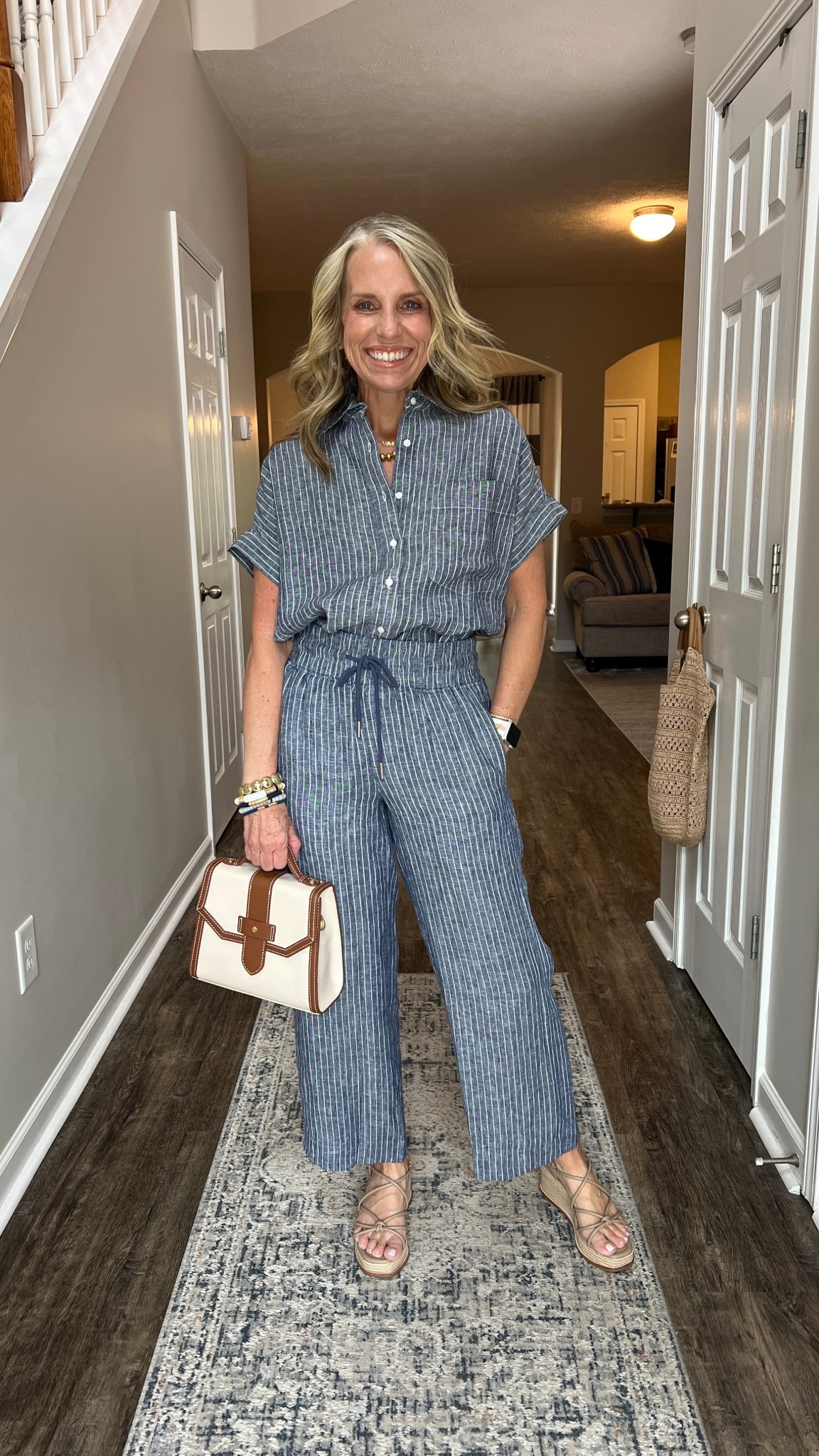 Such great separates to wear together or with other things in your closet. The pants are so comfortable. Wearing XS top/small pants 

#LTKSeasonal #LTKFindsUnder100 #LTKOver40