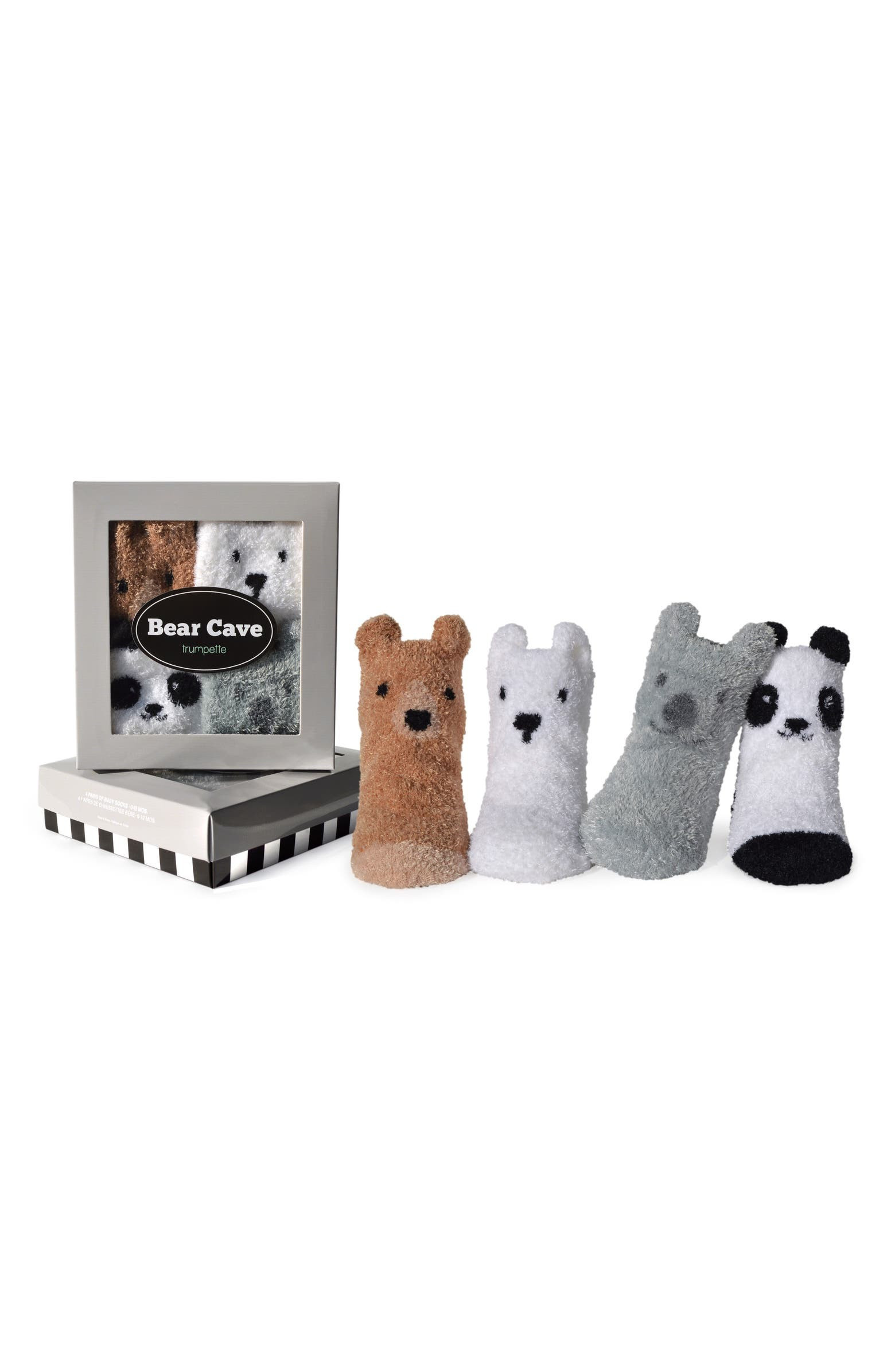 Bear Cave Assorted 4-Pack Socks | Nordstrom