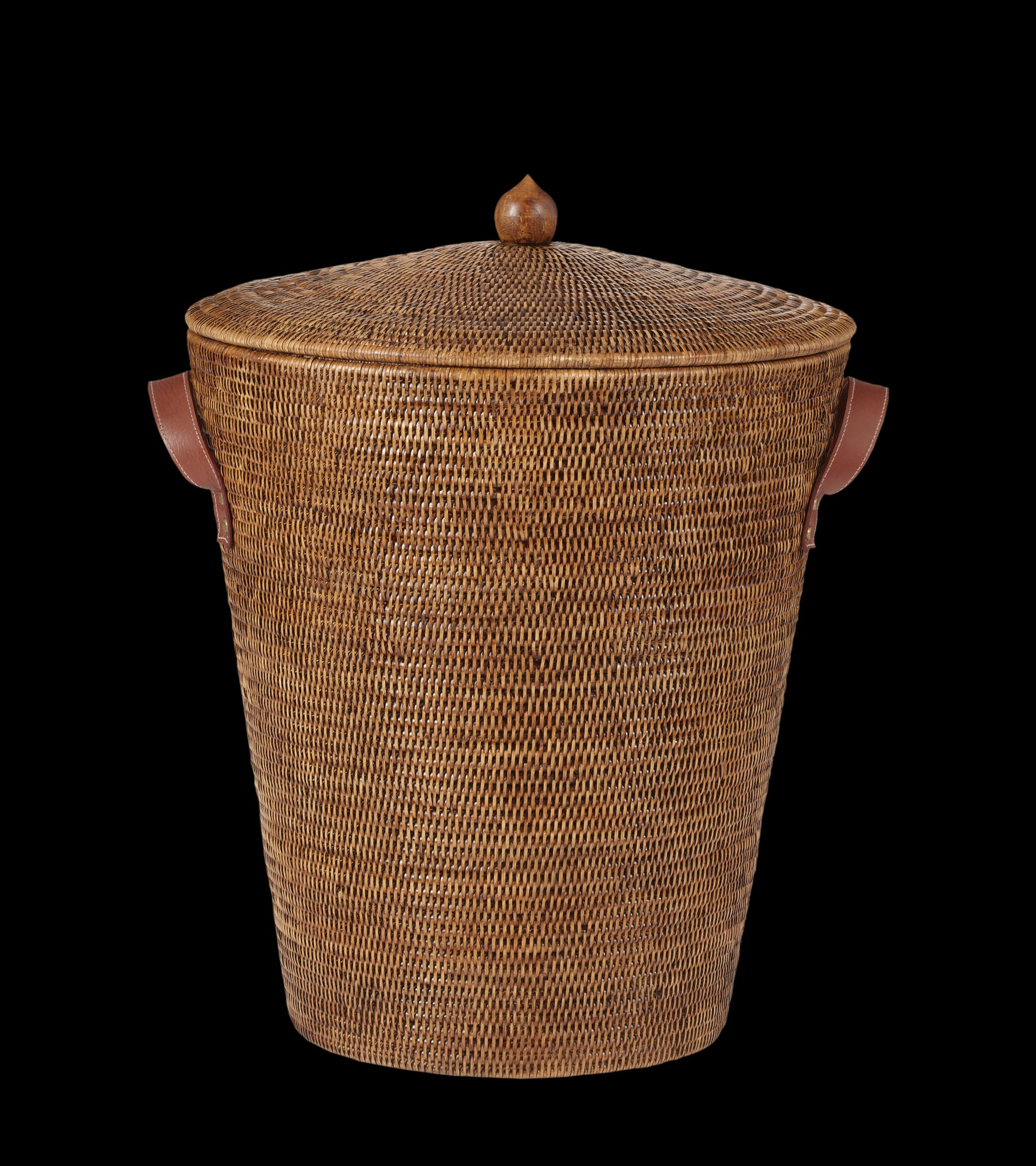 Levant Rattan Laundry Basket - Brown | OKA US