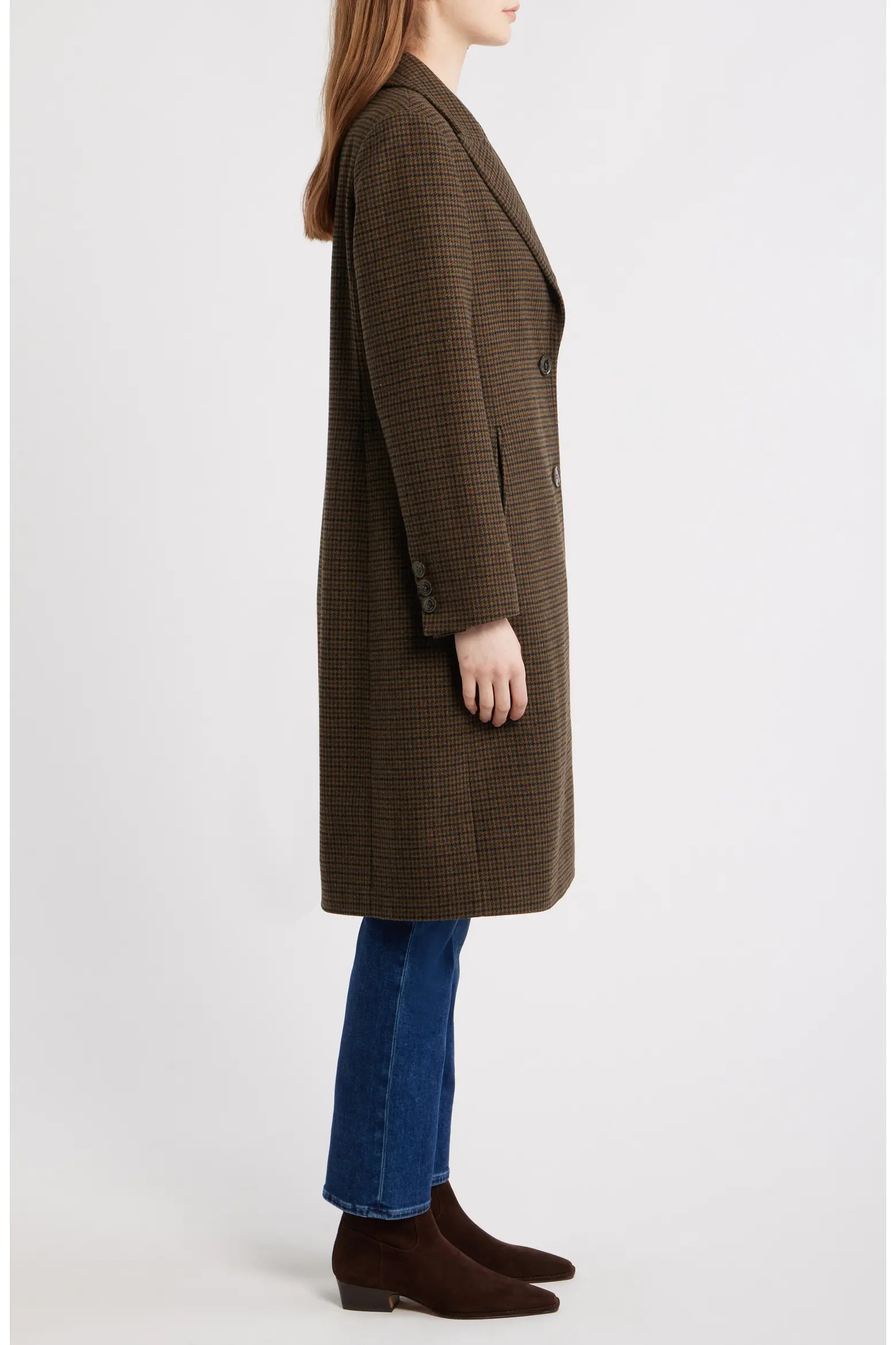 Lauren Ralph Lauren Wool Blend Tweed Coat (Women) | Nordstrom | Nordstrom