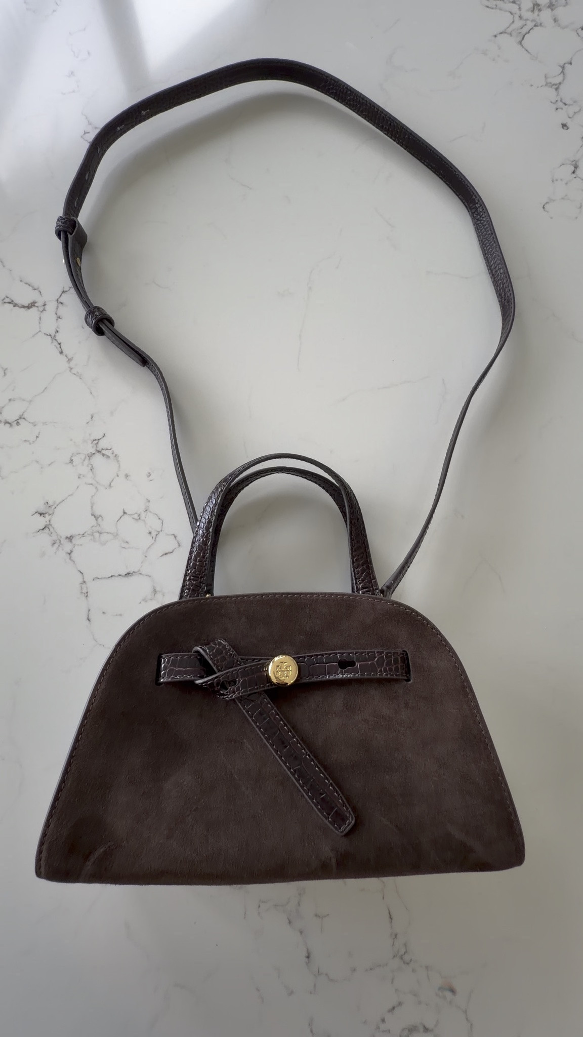Obsessed with this gorgeous chocolate, brown, micro bag it fits my iPhone and everything that I need for the day

#LTKNYFW #LTKgrwm #LTKOver40