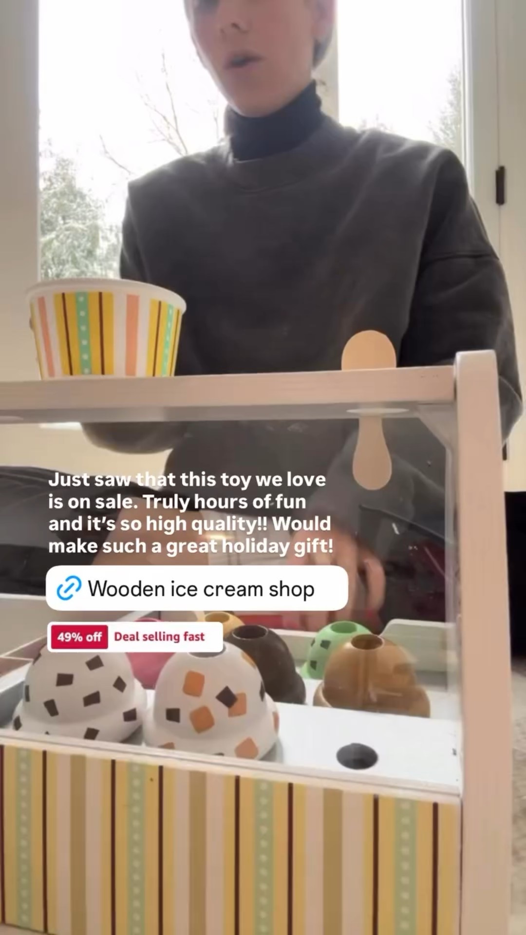 Toddler Christmas Gift Idea 💡 This wooden ice cream shop is a favorite in our house! 

#LTKSaleAlert #LTKCyberWeek #LTKGiftGuide