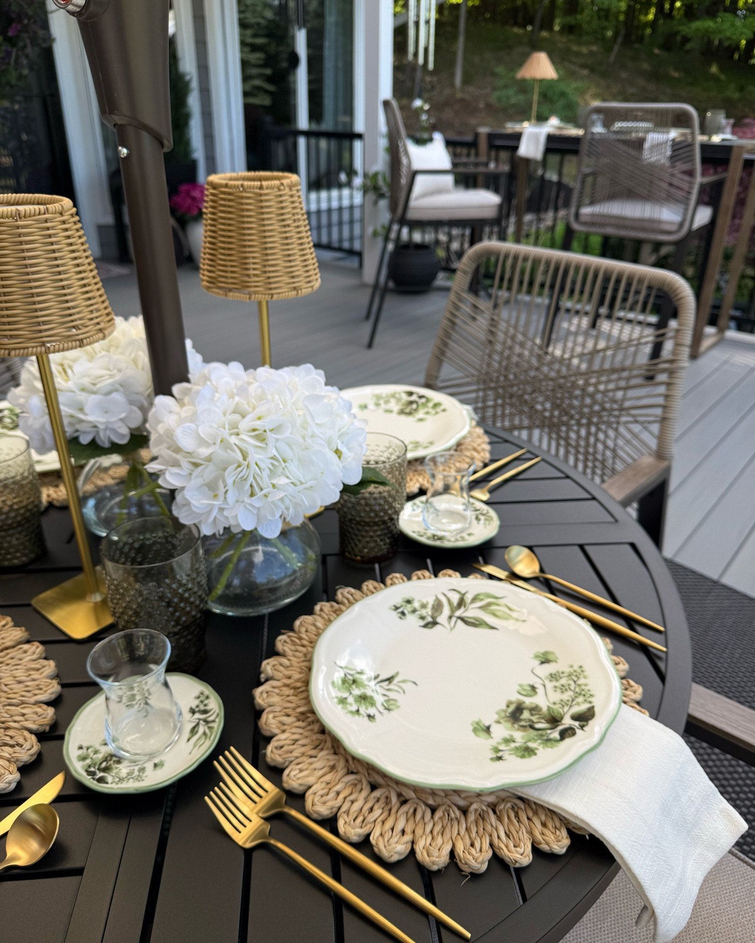 Outdoor Dining Finds

Follow @farmtotablecreations on Instagram for more home inspiration.

Creating a beautiful outdoor table is all about the details. From the botanical dinnerware and woven placemats to the gold flatware, hobnail glasses, and rattan lamps, these finds make summer entertaining feel effortless.

#outdoordining #tablescape #dinnerware #goldflatware #outdoorentertaining

#LTKHome #LTKSaleAlert #LTKSeasonal