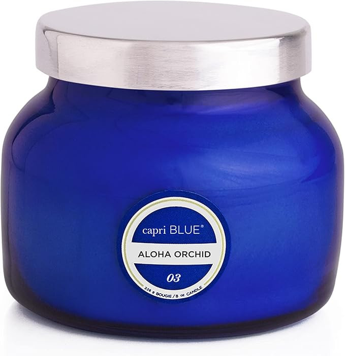 Capri Blue Aloha Orchid Scented Candle - 8 oz Petite Jar Candle - Luxury Aromatherapy Candle | Amazon (US)