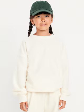 Long-Sleeve Microfleece Top for Girls | Old Navy (US)
