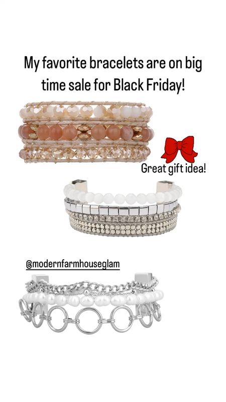 My favorite bracelets are on sale for Black Friday! Victoria Emerson wrapped bracelets, gift guide for her, Christmas gift 

#LTKGiftGuide #LTKstyletip #LTKCyberWeek