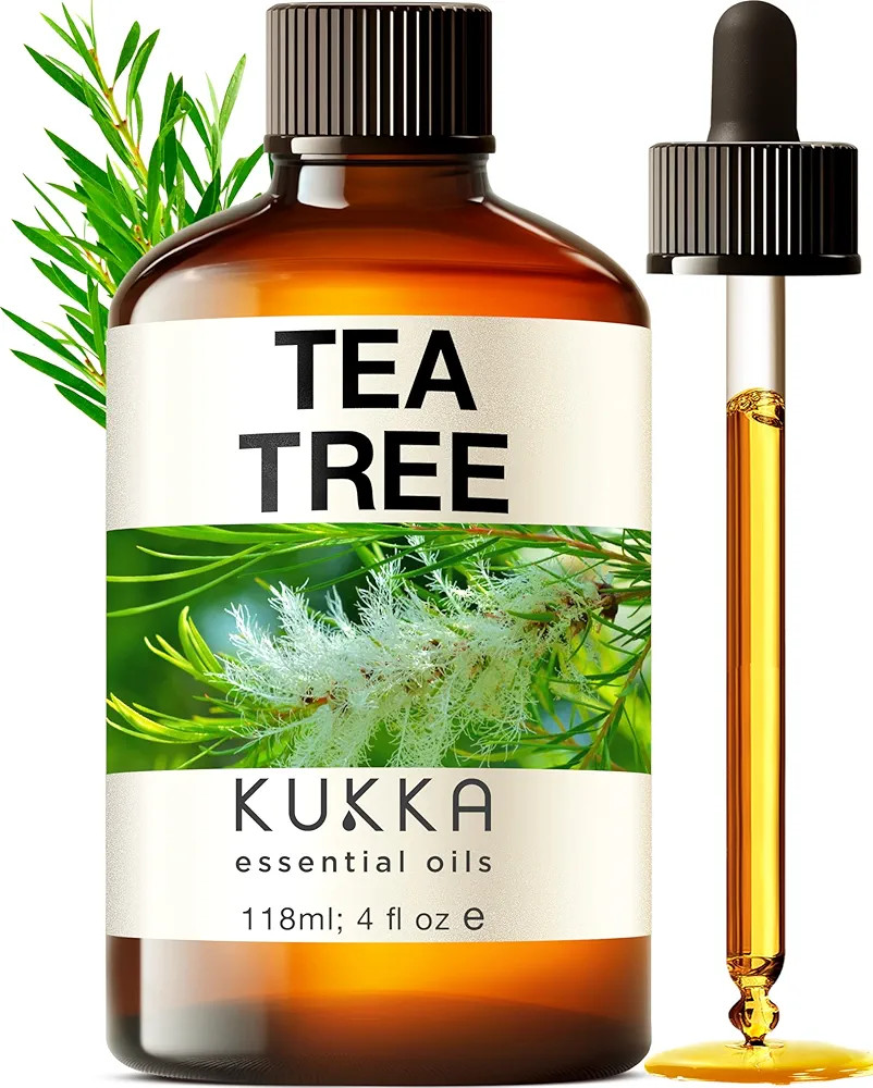 KUKKA essential oils 100% Pure & Natural Tea Tree Oil for Skin, Hair, Toenails, Aromatherapy, & S... | Amazon (US)