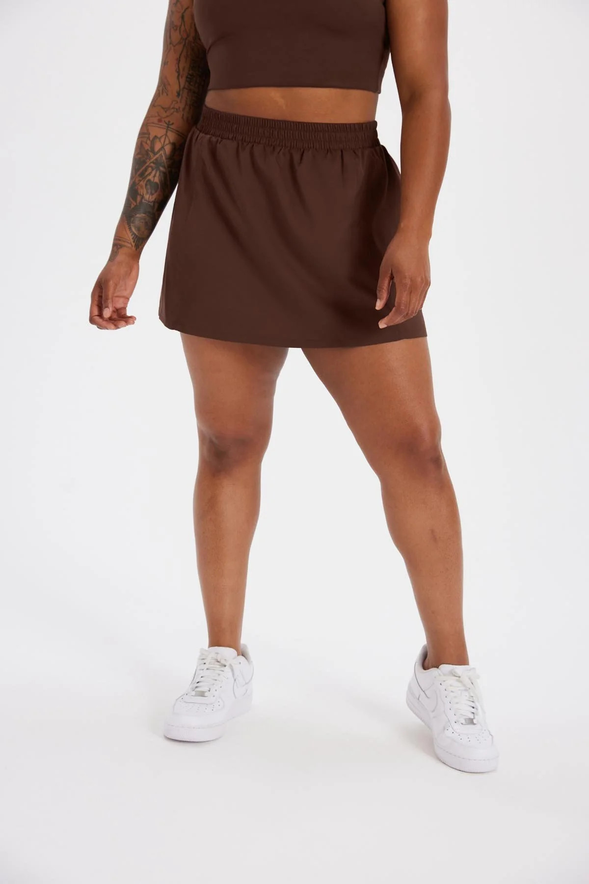 Earth Birdie Woven Skort | Girlfriend Collective