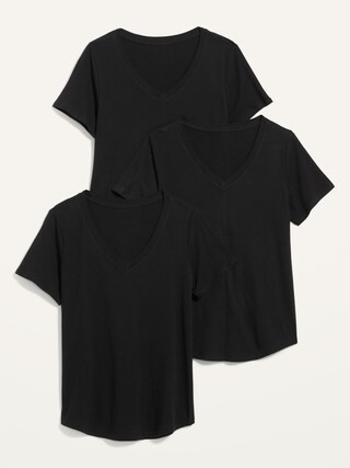 EveryWear V-Neck T-Shirt 3-Pack for Women | Old Navy (US)