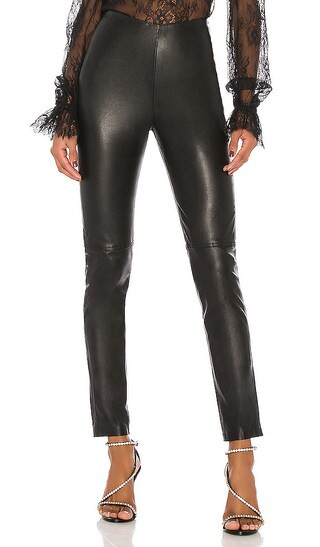 Maci Leather Legging in Black | Revolve Clothing (Global)