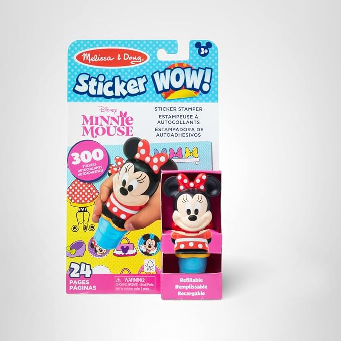 Melissa & Doug Sticker Wow!™ 24-Page Activity Pad and Sticker Stamper, 300 Stickers, Arts and C... | Amazon (US)