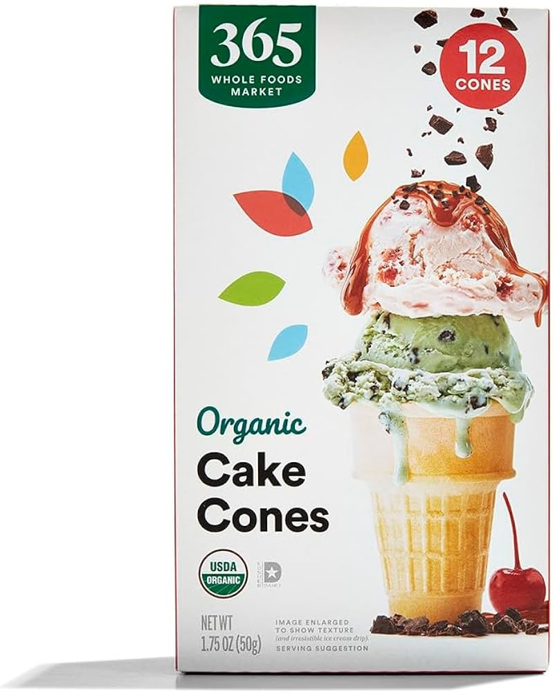 365 By Whole Foods Market, Organic Cake Cup Cone, 1.75 Ounce | Amazon (US)