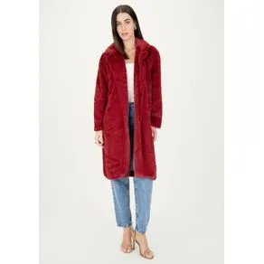 Casaco Teddy Super Midi Vermelho M | OffPremium (BR)