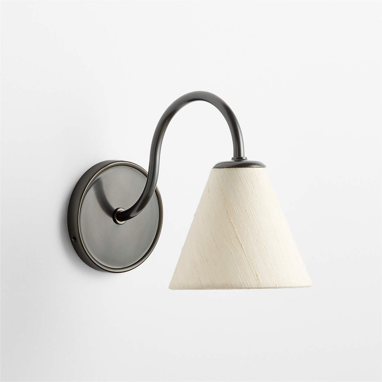 Anais Black Wall Sconce Light Set of 2 | Crate & Barrel | Crate & Barrel