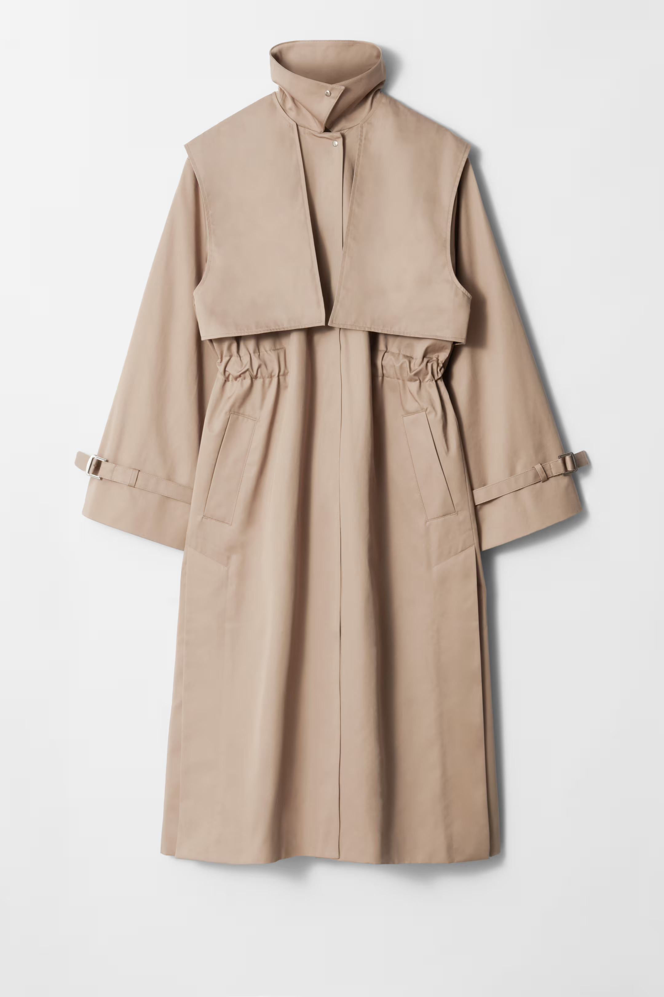 Funnel-Neck Trench Coat | H&M (UK, MY, IN, SG, PH, TW, HK)