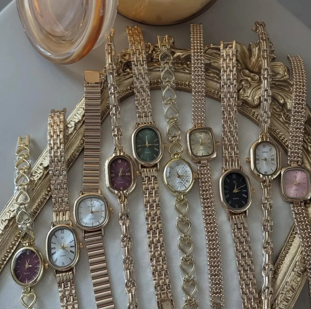 Vintage Style Gold Women's Watch,Elegant Bracelet Quartz Wristwatch | Etsy (US)