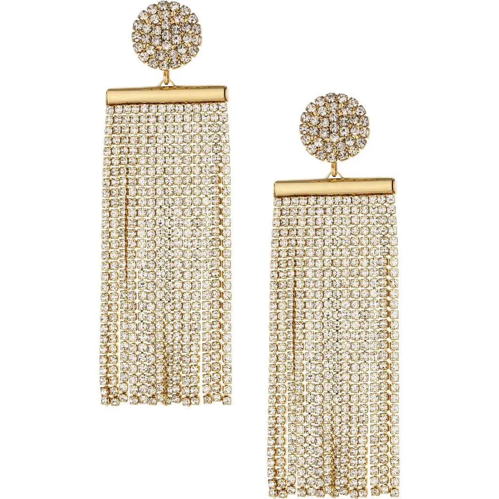 Ettika Movement Crystal Drop Earrings in Gold at Nordstrom | Nordstrom