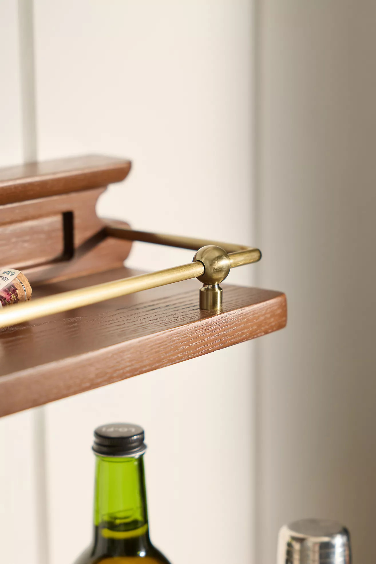 Heather 24" Single-Ledge Kitchen Shelf with Rail | Anthropologie (US)