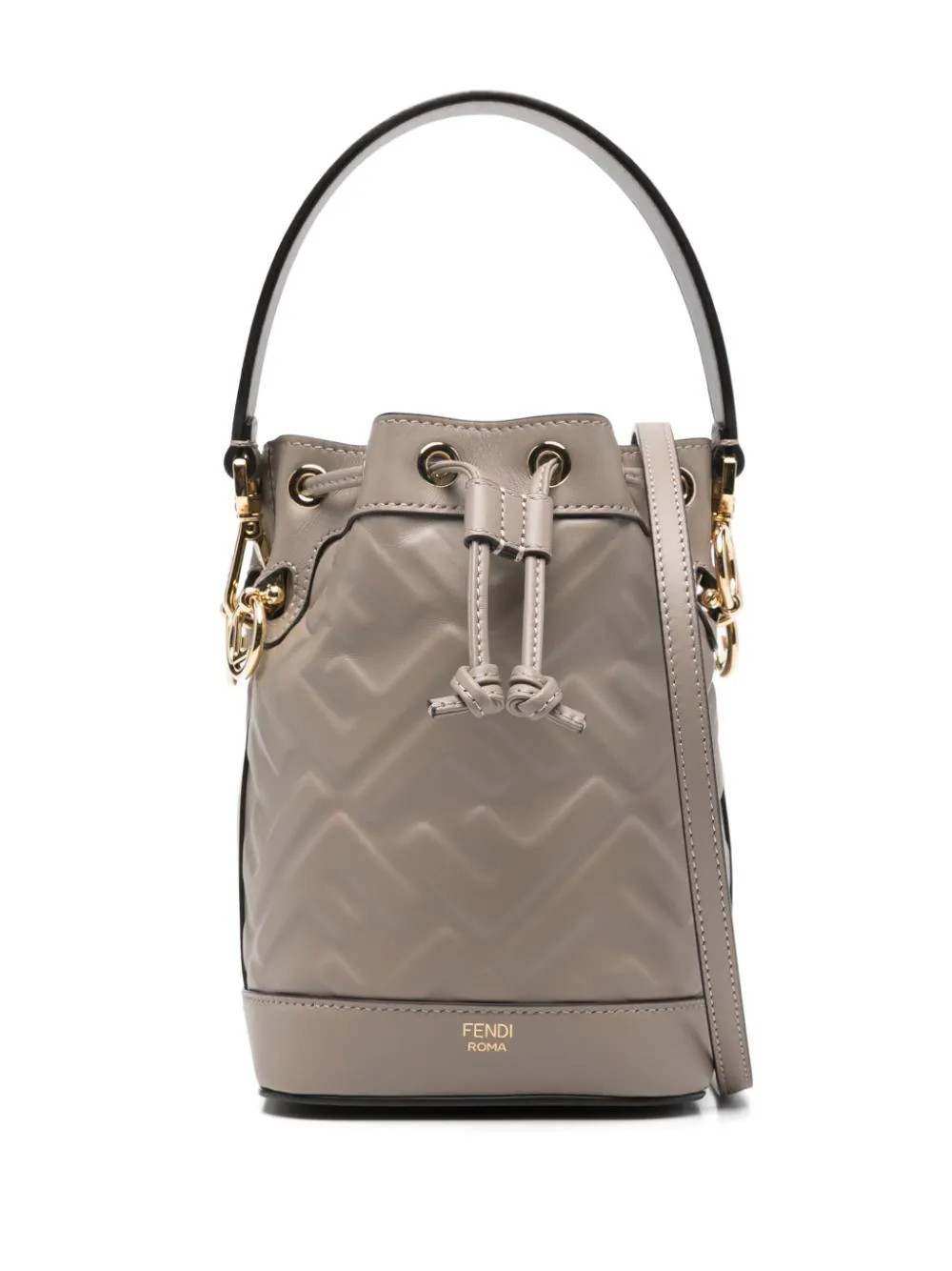 FENDI mini Mon Tresor bucket bag - Brown | Farfetch Global