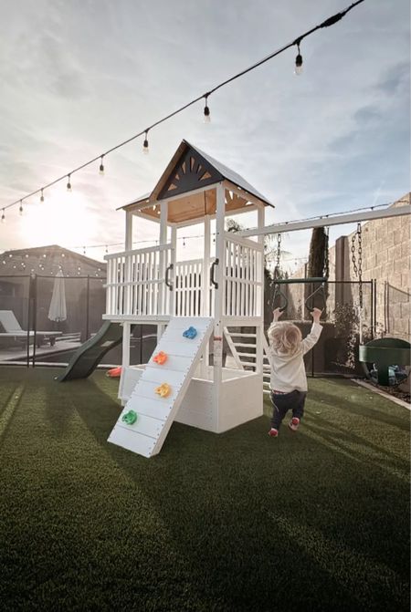 Kids swing set - kids playground - kids backyard swing set - kid ls favorite - spring backyard - home finds 

#LTKkids #LTKhome #LTKSeasonal