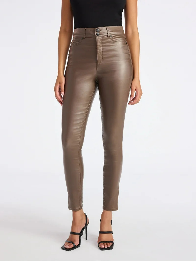 Sofia Jeans Women's and Women's Plus Eva Contouring Skinny High Rise Ankle Jeans, 25" and 27" Ins... | Walmart (US)