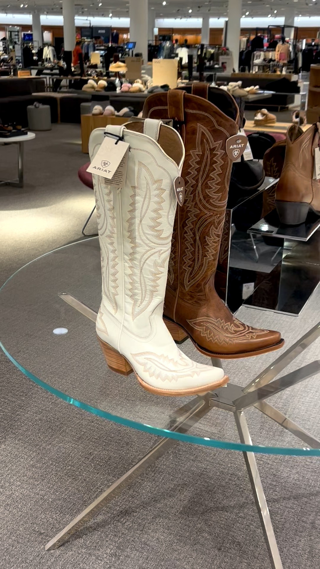 Here’s the perfect western boots!!!!

Here in Vegas it’s Rodeo season and a there’s a ton of fun after parties to go to. Not to mention Cowboy Christmas shopping. 🛍️ These are the perfect boots to wear with just about everything. White and brown are both a must have! 
#westernboots #perfectboot #NFRfashion #cowgirls #rodeos #holidayparties #NFR


#LTKHoliday #LTKootd #LTKdayinmylife