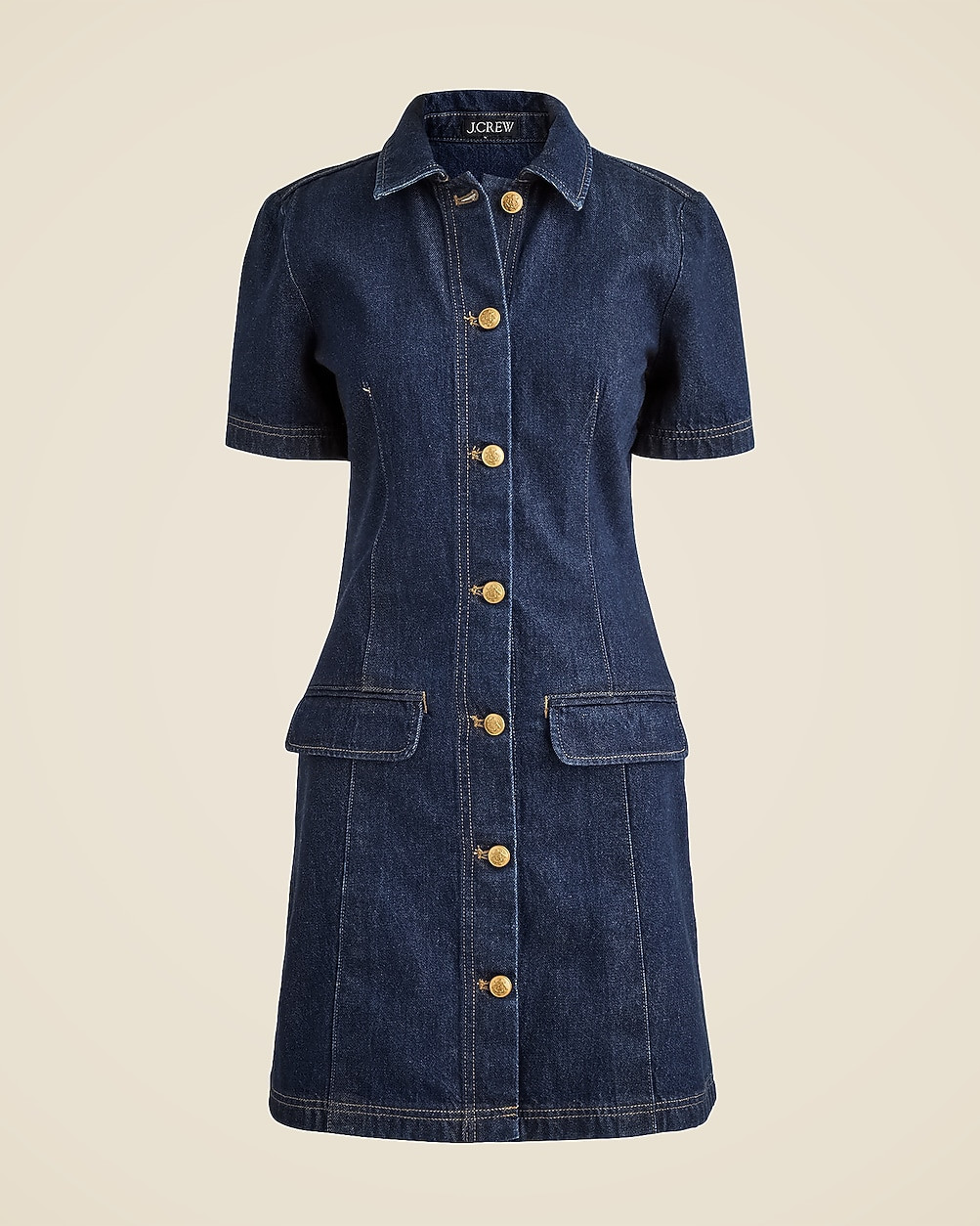 Parc dress in denim | J. Crew US