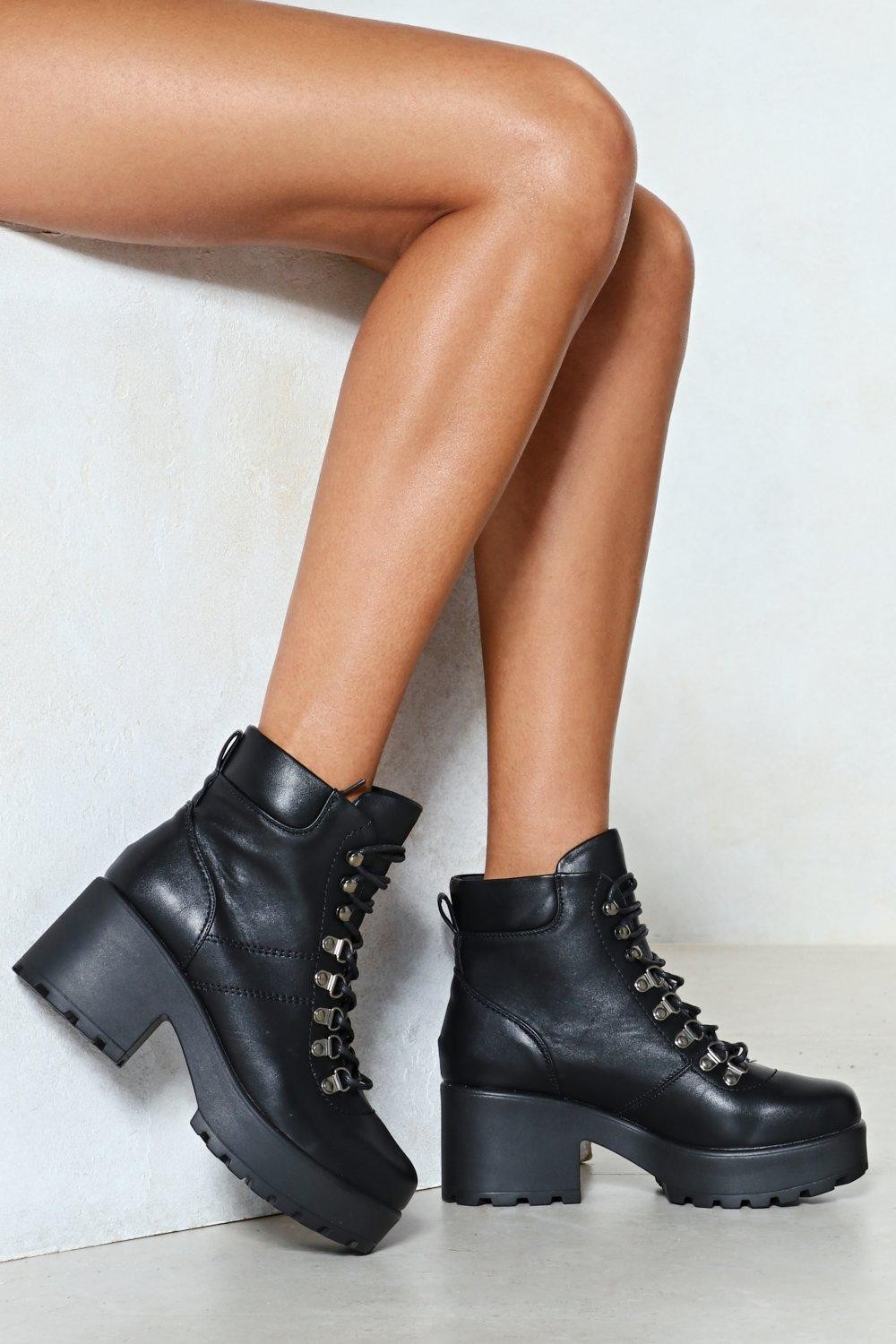 Walk On By Faux Leather Boot | NastyGal (US & CA)