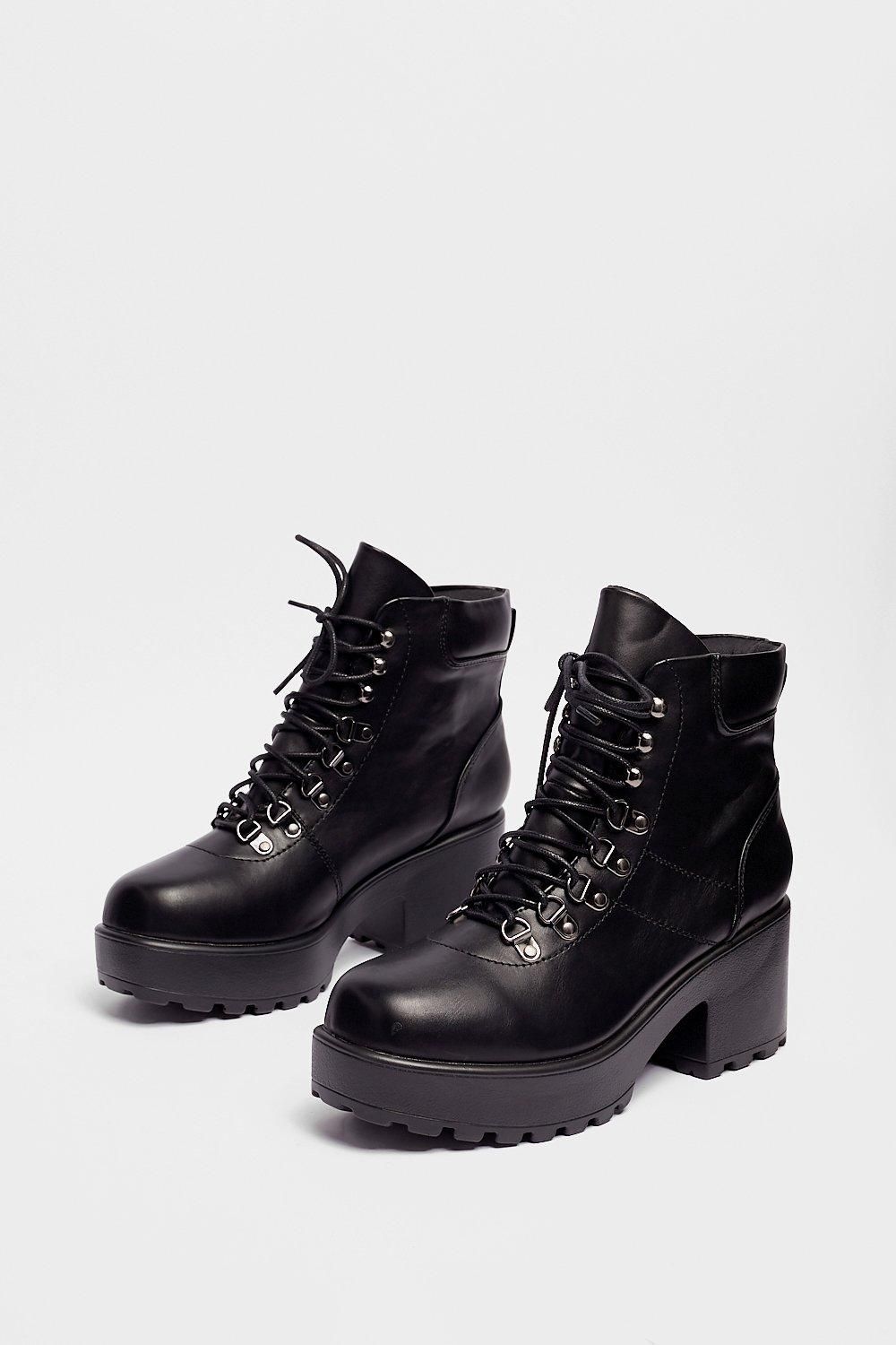 Walk On By Faux Leather Boot | NastyGal (UK, IE)