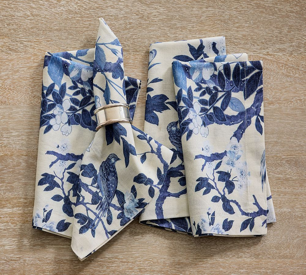 Nola Cotton/Linen Napkins - Set of 4 | Pottery Barn (US)