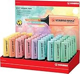 STABILO Boss Original Highlighter Set, Pastel, 45/Pkg. | Amazon (US)