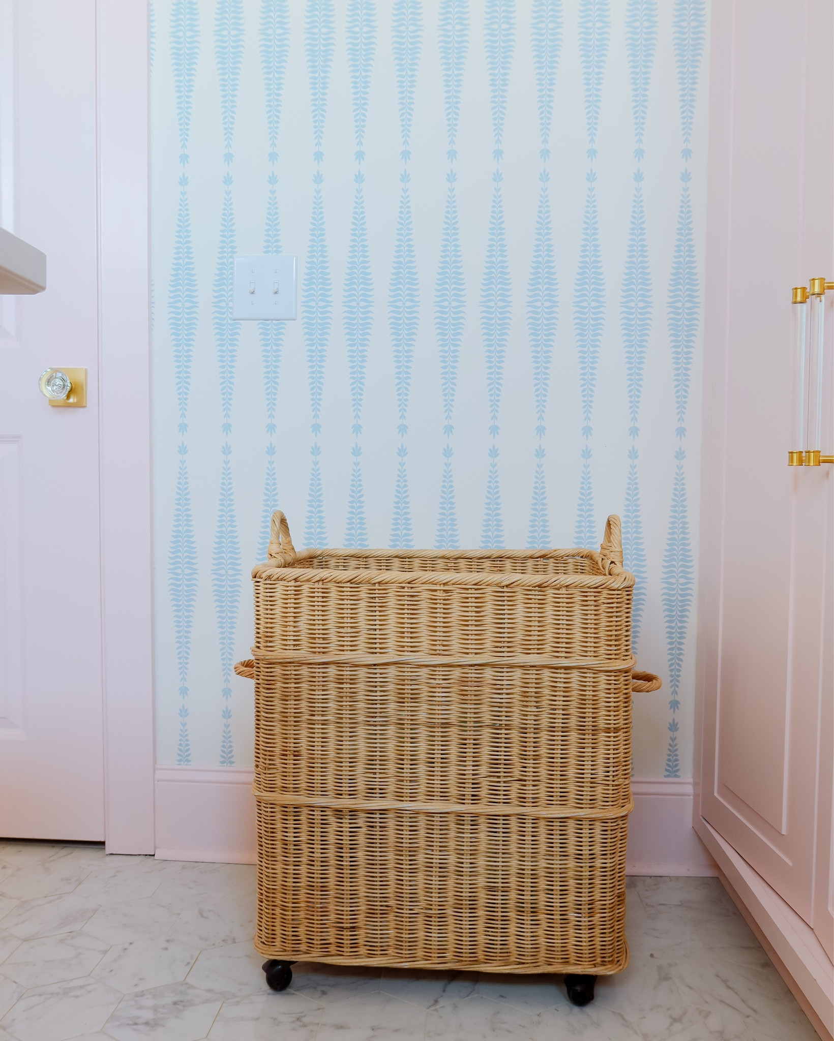 Rolling laundry basket | wicker basket 

#LTKHome #LTKFamily #LTKTravel