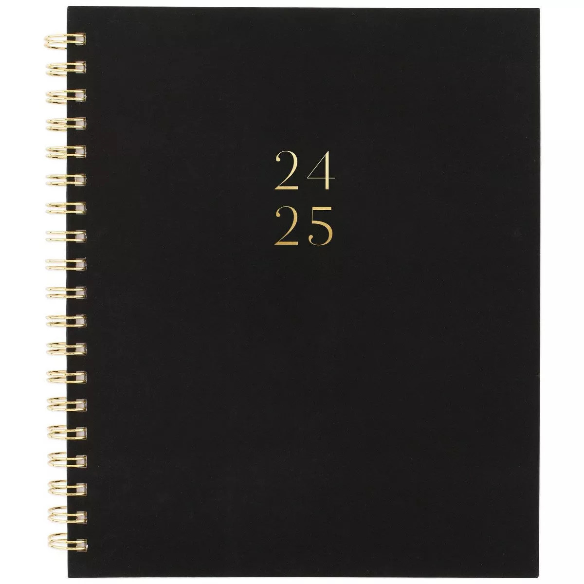 Sugar Paper Essentials 2024-25 Weekly/Monthly Planner 10.25"x8.875" Black and Gold | Target